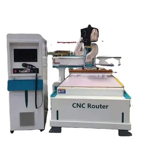 Mesin pembuat pintu ATC 1325 cnc router, mesin kabinet multifungsi cnc mesin ukiran kayu