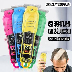 Cortadora de Pelo Eléctrica Profesional Recargable con Pantalla Digital, para Uso en Salón y Hogar, con Cuchilla Doble de Titanio Mejorada - Product Image 2