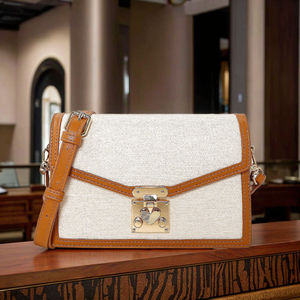 Sac à bandoulière élégant et luxueux pour femmes avec petite fermeture verrouillable Petit sac multifonctionnel - Product Image 6