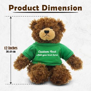Certifié CE Vente Chaude Ours Dormant Jouets Cadeaux <span class=keywords><strong>Action</strong></span> Poupée Chemises Logo Personnalisé Ours En Peluche Jouets Animaux - Product Image 6