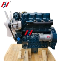 Nouvel ensemble moteur diesel d'origine V2403BM-DI-CT04, 4 cylindres, moteur complet pour excavatrice Kubota, chargeuse Bobcat