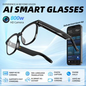 <span class=keywords><strong>Gafas</strong></span> <span class=keywords><strong>de</strong></span> <span class=keywords><strong>Sol</strong></span> Inteligentes con IA, Cámara <span class=keywords><strong>de</strong></span> 800W, TR90, IP65, Resistentes al Agua, Traducción en Tiempo Real, Asistente <span class=keywords><strong>de</strong></span> Voz, Audio <span class=keywords><strong>de</strong></span> Oreja Abierta, Sonido Direccional - Product Image 1