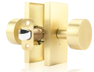 Hình chữ nhật hiện đại nhiệm vụ nặng nề cửa xử lý khóa nội thất sự riêng tư màu đen tay nắm cửa - Product Image 6