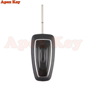 Coque de clé de voiture pliable pour Ford Ranger Focus Fiesta C-Max Galaxy Mondeo S-Max Transit MK3 T6, étui à clé avec lame non coupée - Product Image 4