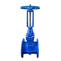 Vanne à opercule manuelle économique à tige montante, raccordement à bride, pour eau potable, en fonte ductile, joint EPDM, 1,6 MPa, usine chinoise