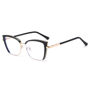 <span class=keywords><strong>Lunettes</strong></span> de vue optiques à monture œil-de-chat avec charnière à ressort, anti-lumière bleue, personnalisables avec logo, pour femmes, vente en gros Partagas - Product Image 3