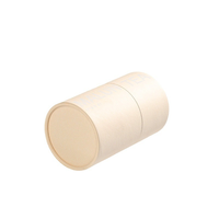 Cajas de cartón reciclables para manualidades Tubos de embalaje Kraft de papel biodegradable con ventana transparente