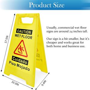 Taşınabilir Katlanabilir Uyarı Levhası |   Sarı A Şeklinde Güvenlik Zemin Levhası - Product Image 3