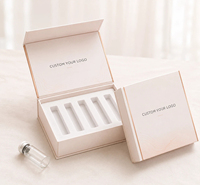 Cajas de Empaque para Kits de Péptidos, Caja Rígida para Viales de 3 ml, Forro de Esponja Protector para Envío, Empaque para Pequeñas Empresas