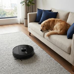 Aspiradora Robótica con Navegación por Radar Láser para Limpieza Completa del Hogar, Aspirado, Fregado y Limpieza, Todo en Uno - Product Image 6