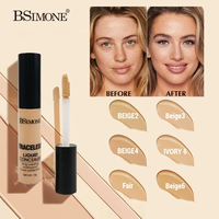 Fond de Teint Hydratant Longue Durée BSIMONE Transfrontalier, Correcteur de Maquillage Difficile à Retirer, Correcteur Éclaircissant
