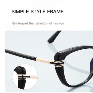SKYWAY <span class=keywords><strong>Lunettes</strong></span> <span class=keywords><strong>de</strong></span> Mode Anti-lumière Bleue 2274 Monture Optique TR90 Originale à Couleur Progressive Légère Luxe Élégantes Modernes pour <span class=keywords><strong>Femme</strong></span> - Product Image 3