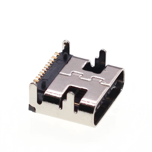 USB 3.1タイプC 16ピンメスコネクタ水平タイプSMT取り付け高速充電用USBコネクタ - Product Image 4