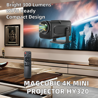 Mini Proyector Portátil HY320 Android con Wifi Pantalla Espejo Inteligente Resolución Máxima Mini Proyector de TV Portátil