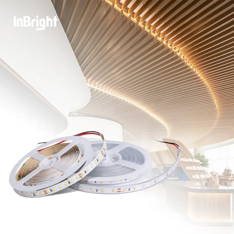 Kualitas Tinggi SMD 2835 IP65 Tahan Air LED Strip Lampu Dalam Ruangan 4W 5 W 6W Fleksibel 12V 24V LED Strip Light
