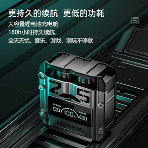 Écouteurs TWS Gaming <span class=keywords><strong>Gemini</strong></span> Pro à faible latence, écouteurs Bluetooth - Product Image 6