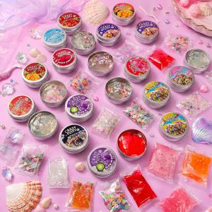 Scented Crystal Slime Putty Toy Metallic <b>Aluminum</b> <b>Container</b> Magic Surprise Stationery Carnival Club Bundle Display - Product Image 5