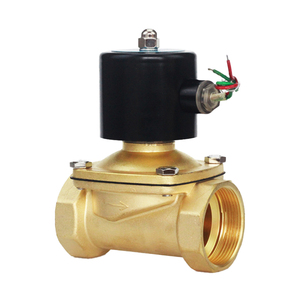 วาล์วควบคุมทองเหลืองแบบเปิด/ปิดปกติ DN50 เกลียว ใช้ไฟ AC220V วาล์วน้ำแบบปิดปกติ วาล์วโซลินอยด์ DC24V - Product Image 6