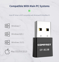 COMFAST Bluetooth 4.2 Cassette USB 2.0 CF-813B Adaptateur sans fil WiFi Bluetooth Dongle