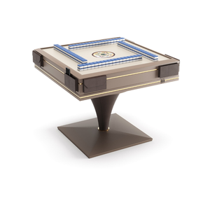 Máquina de Mahjong Automática de Madera Sólida de Lujo Moderno con 4 Compartimentos de Almacenamiento de Cuero para Uso en el Hogar y Hotel SHMT11 Diseño de Lujo Moderno E - Product Image 1