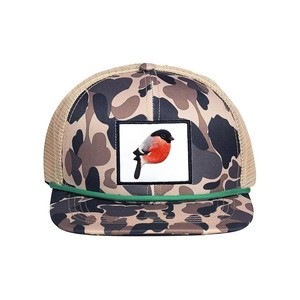 Casquette de camionneur à flamme bicolore 6 panneaux Casquette de camionneur Gorras Chapeaux de camionneur en maille avec logo personnalisé - Product Image 2