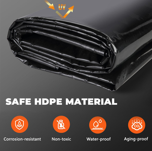 <span class=keywords><strong>HDPE</strong></span> LLDPE工業デザイン2mm複合ジオメンブレンUV高機能池ダムライナーフィッシュファーム用 - Product Image 2
