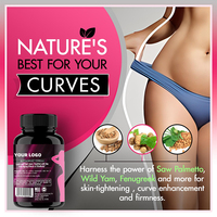 Gummies véganes OEM pour l'amélioration extrême des fesses plates, avec effet liftant pêche, pour une courbe plus volumineuse et une croissance des fesses et des hanches, best-seller