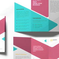 Impression de dépliants pliés personnalisés, pochette promotionnelle, dépliant imprimable, flyer