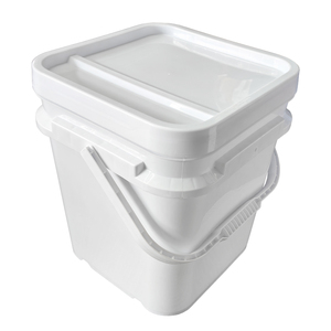 Vuông Nhựa Xô 5 Gallon Cấp Thực Phẩm Xô Với Vít Trên Nắp Dây Xử Lý - Product Image 3