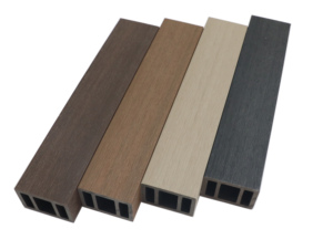 Persiennes de tubes carrés en bois WPC pré-finis extérieurs pour pavillons <span class=keywords><strong>treillis</strong></span> composite - Product Image 6