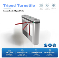 Torniquete Trípode RFID de Acero Inoxidable 304, Barrera de Control de Acceso Semiautomática para Gimnasio, Escuela, Fábrica, OEM, ODM, Garantía CE