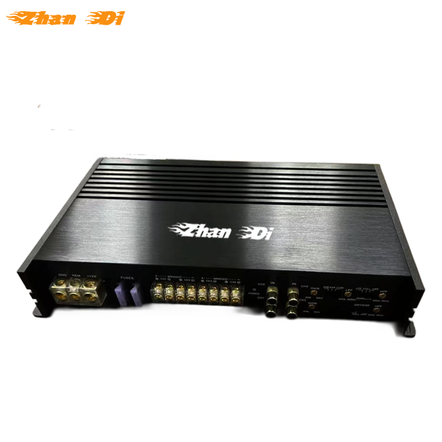 ZhanDi Professional Class AB 4-Channel 4CH 150W RMS Car Power Amplifier with Equalizer for Car Audio System