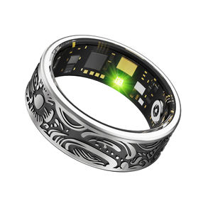 Bague intelligente portable avec suivi d'activité physique, surveillance des données et moniteur de santé, autonomie de la <span class=keywords><strong>batterie</strong></span> longue durée W9, compatible avec <span class=keywords><strong>iPhone</strong></span> iOS - Product Image 1