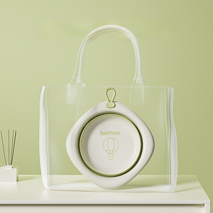 Bassin de lavage pliable en plastique, gain de place, portable, pour la maison, les voyages, le <span class=keywords><strong>camping</strong></span> en plein air, les soins de bébé - Product Image 3