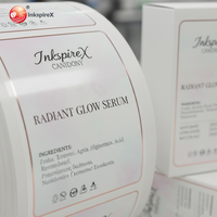 Étiquettes d'emballage personnalisées en vinyle adhésif imperméable avec hologramme pour flacons de 3 ml, parfums et lotions
