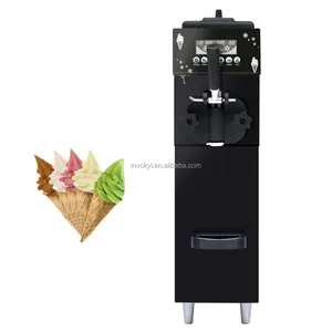 Mvckyi USA Warehouse Delivery Ice Cream Maker/Soft Serve Ice Cream Machine with LCD Screen/Frozen Fruit Yogurt Batch Freezer