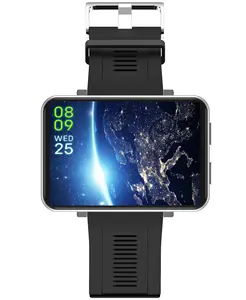 Android สมาร์ทนาฬิกาหน้าจอสัมผัสเซินเจิ้น Qianrun SmartWatch GPS Wifi 5MP กล้อง2700MAh ขนาดใหญ่ DM100สร้อยข้อมือฟิตเนส