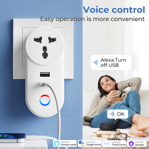 3-pin thông minh cắm <span class=keywords><strong>Adapter</strong></span> với Google nhà Alexa tuya <span class=keywords><strong>wifi</strong></span> thông minh USB chức năng sạc cho Nam Phi Ấn Độ EU Anh chúng tôi cửa hàng - Product Image 3