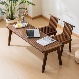 Simple European <b>Bamboo</b> Tea Table Set Modern Living Room Furniture Durable Design - Product Image 3