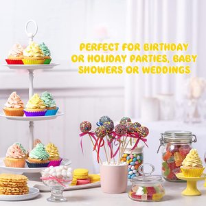 1000 pz/pacco personalizzato colorato <span class=keywords><strong>pasticceria</strong></span> Chef Boutique oro carta cioccolato tartufi caramelle tazze ondulate lamina metallica fodere per Cupcake - Product Image 6