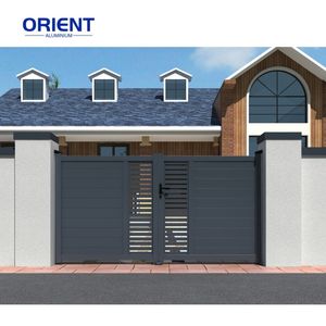 Snelle Levering Oprit Schuifpoort Roest Vrij Ontwerp Aluminium Oprit Aangepaste Intrekbare Poort Moderne Oprit - Product Image 5