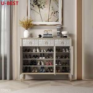 <span class=keywords><strong>Aparador</strong></span> de Madera U-Best Kitchen, Armario con Cajones, Mueble de Salón Comedor - Product Image 3