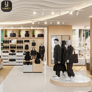 Homeware Cửa hàng đồ nội thất cửa hàng quần áo phù hợp và hiển thị thời trang đơn giản quần áo cửa hàng tường hiển thị cho túi xách và Ba lô - Product Image 4