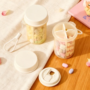 กล่องจัดยาแบบพกพา รองรับ OEM เปิดง่าย สำหรับจัดเก็บวิตามิน ยา และอาหารเสริม - Product Image 1