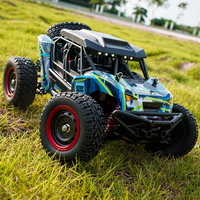 Voiture RC haute vitesse 70 km/h, échelle 1/16, 2,4 G, 4 roues motrices, course tout-terrain, gros pneus, camion RC sans balais