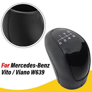 Mercedes Benz Vito Viano W639 Car Gear <b>Shift</b> <b>Knob</b> Leather 5 6 Speed Ergonomic Replacement Accessory - Product Image 4