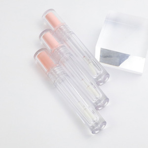 <b>Lip</b> Gloss Tubes Empty PETG Transparent With Brush Glossy Finish For <b>Lip</b> Makeup Packaging Sample Size - Product Image 1