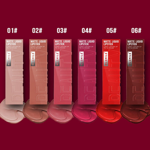 Rossetto Liquido Opaco Impermeabile a Lunga Durata 24 Ore, Confezione Personalizzata con Logo, Produttore di Lucidalabbra con Etichetta Privata - Product Image 1