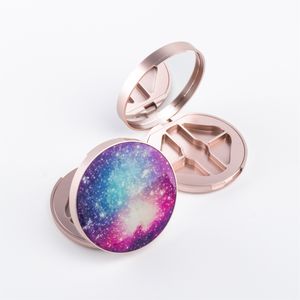 Conteneur de poudre pressée en plastique 5 couleurs <span class=keywords><strong>Palette</strong></span> de maquillage en or <span class=keywords><strong>rose</strong></span> étui de fond de teint <span class=keywords><strong>Palette</strong></span> de fard à paupières vide - Product Image 4