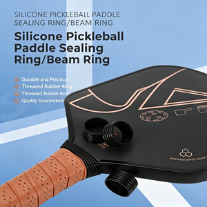 Anneau d'étanchéité pour raquette de pickleball, bande de poignée en silicone, anneau de finition élastique pour raquette de tennis, badminton, squash, lot de 10 - Product Image 6